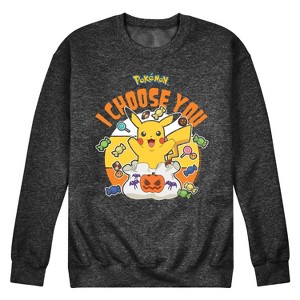 Men's - Pokémon - Candy I Choose You Graphic Fleece Sweatshirt - 1 of 4