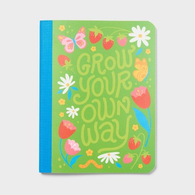 Compbook Wide Ruled 80ct Grow Your Own Way Poly Cover - up&up™