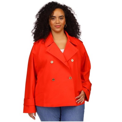 Michael Kors Womens Cropped Pea Coat