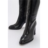 Decer - Black Knee High Boot (Women) black cilt 9 Forever & Always Shoes US - 4 of 4