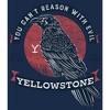 Men's Yellowstone Crow Yow Can't Reason With Evil T-Shirt - 2 of 4