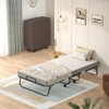 Aheaplus Folding Bed with Mattress, Rollaway Bed with Metal Frame - 2 of 4