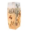 Stony Creek 8.0 Inch Winter Chickadees Pre-Lit Med Vase Christmas Lighted Glass Accent , Christmas Decor Chickadee Trees Pinecones (1PC) - 4 of 4