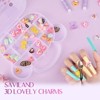 Saviland Women's 50PCS 3D Ice Cream Bear Cake Kawaii Nail Charms Set - Assorted Colors Nail Art Supplies for Salon & Home. - 3 of 4