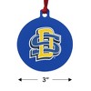 South Dakota State University Logo Aluminum Holiday Christmas Tree Ornament - 3 of 4