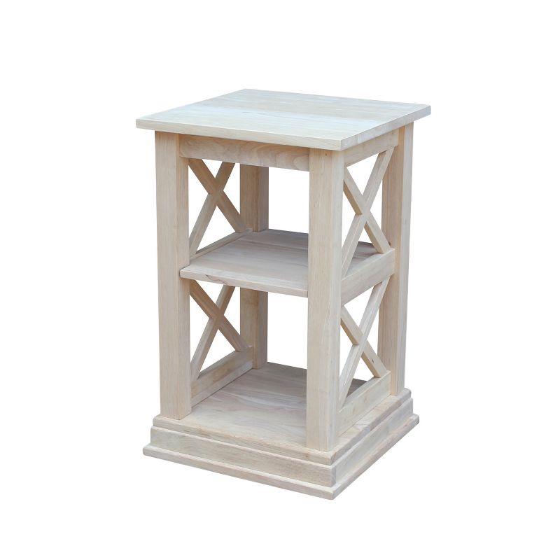 Hampton Accent Table with Shelves - International Concepts, 1 of 8