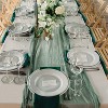 Attop 12 Pack Cheesecloth Table Runner, Runner Gauze Boho Wedding Decor Romantic Table Runner 35" x 118" Terracotta Sage Green - 2 of 4