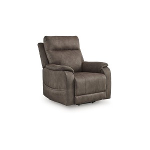 Signature Design by Ashley Crestmeade Power Lift Recliner Chair with Heat, Massage, USB Charging - Faux Leather Electric Lift Chair - 1 of 4