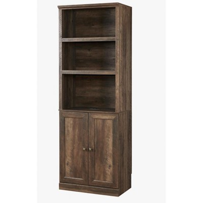 NicBex 3 Shelves File Cabinet with 1 Cabinet,Office Cabinet with Tier-Shelving Design,Vertical Storage Cabinet,Filing Cabinet for Home Office