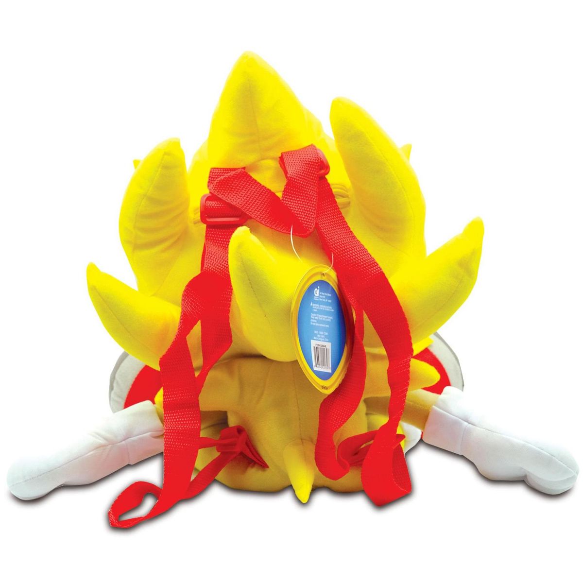 Accessory Innovations Company Sonic The Hedgehog Super Sonic 18 Inch Plush Backpack - thumbnail 2