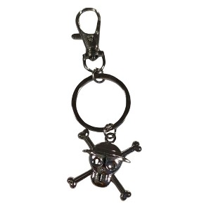 Great Eastern Entertainment Co. One Piece Straw Hat Sculpted Metal Keychain - 1 of 3