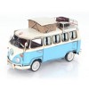 Old Modern Handicrafts Volkswagen Camp Bus – Handmade Iron Hippie Van with Rolling Wheels, 11.5" Long - 4 of 4