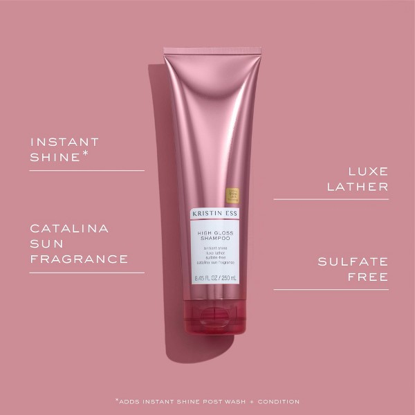 Champú de alto brillo para cabello brillante – Hidratante y seguro para color - 8.45 fl oz 3