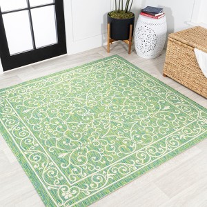 JONATHAN Y Charleston Vintage Filigree Textured Weave Indoor/Outdoor Area Rug - 1 of 4