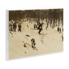 Stupell Industries Vintage Ski Slopes Winter Athletes Sepia Tone Photography Wall Plaque Art - 2 of 4