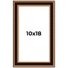 PosterPalooza | Weathered Gold Picture Frame - UV Acrylic, Foam Board Backing, Hanging Hardware - 2 of 4