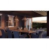 Quoizel Lighting Shire 4 - Light Chandelier in  Rustic Black - 4 of 4