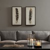 Gulches Gold Foil 2-Piece Canvas Wall Art Set - Luxe Modern Elegance - 2 of 4