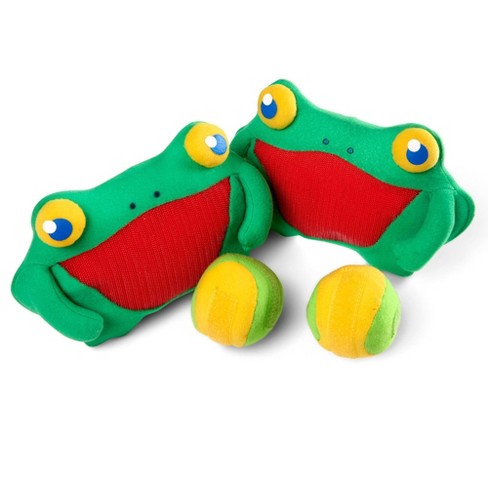 Melissa & Doug Sunny Patch Skippy Frog Toss and Grip Action Game - 2 Mitts, 2 Soft Balls - image 1 of 4