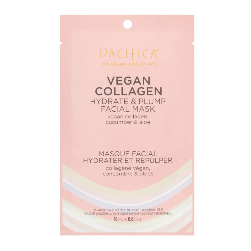 Pacifica Vegan Collagen Hydrate and Plump Facial Mask - 0.67 fl oz, 1 of 8