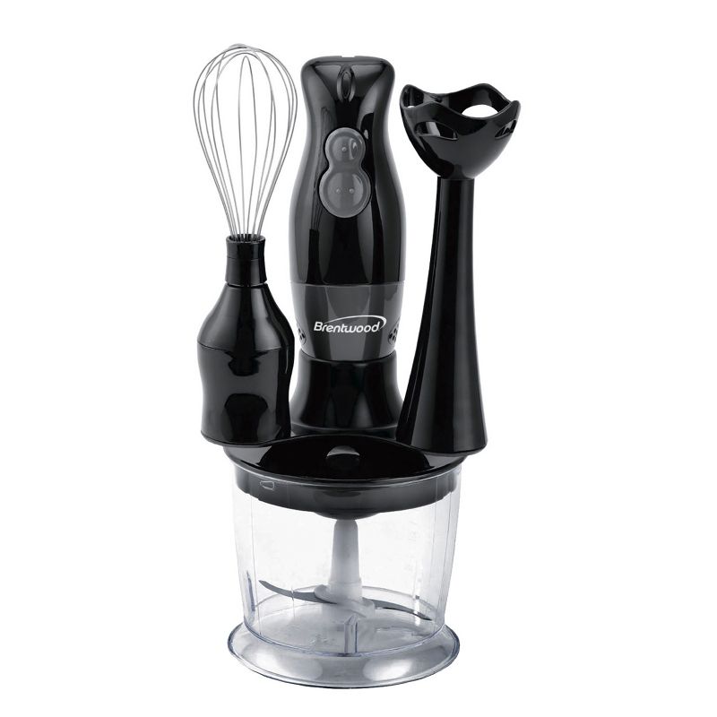 Brentwood HB-38BK 2 Speed Hand Blender with Balloon Whisk in Black, 2 of 9