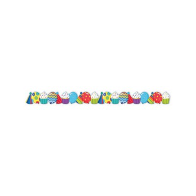 Eureka Celebrate Extra Wide Deco Trim, 37 Feet (Pack of 6)