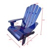 Vynxaria Wooden Adirondack Chair for Kids - Comfortable Indoor/Outdoor Seating - 3 of 4