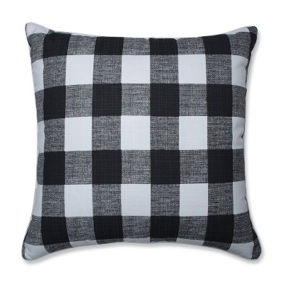 25" Anderson Floor Pillow Black - Pillow Perfect