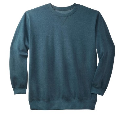 KingSize Men's Big & Tall Tall Wicking Fleece Crewneck
