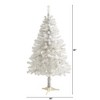 Nearly Natural 5-ft White Artificial Christmas Tree with 350 Bendable Branches - 2 of 4