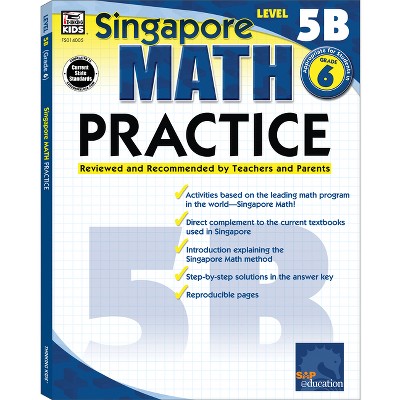Math Practice, Grade 6 - (Singapore Math) (Paperback)