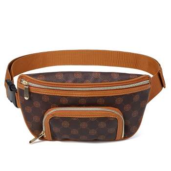 Belt Bag for Women PVC Fanny Pack Crossbody Bags for Women Waist Bag with Adjustable Strap