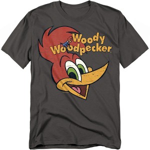 Woody Woodpecker Retro Logo Adult T-Shirt - 1 of 4