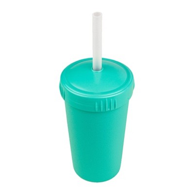 Re-Play Silicone Sippy Cups for Toddlers, 8 oz Kids Cups No Spill Cup Aqua