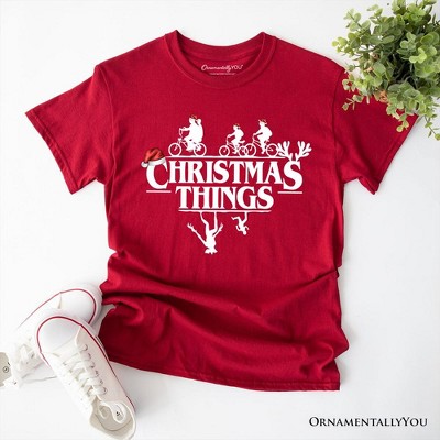 Christmas Things Retro T-Shirt, Handmade Soft Holiday Tee | OrnamentallyYou