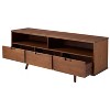 Cara Mid-Century Modern 3 Drawer TV Stand for TVs up to 65" - Saracina Home - image 4 of 4