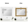 Amanti Art Mirror Makeover Bathroom Mirror Frame Border Kit - Fully Assembled Peel and Stick Frame - Mirror NOT Included - Parlor Trim - 4 of 4