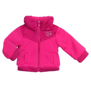 Sophia’s Nylon Fleece-Lined Jacket for 18” Dolls, Hot Pink - 1 of 2