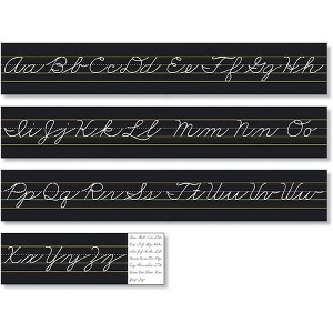 North Star Teacher Resources Alphabet Lines Black Traditional Cursive - 1 of 4