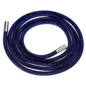 Unique Bargains Round Bling Rhinestone Tube Rope for Sneakers Sweaters - 1 of 4