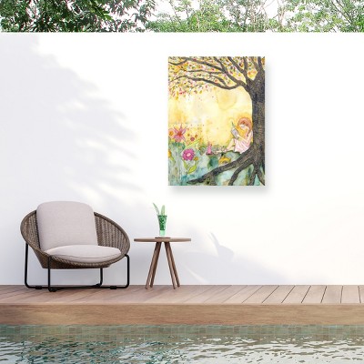 Trademark Fine Art - Wyanne Book Nook Matted Framed Art