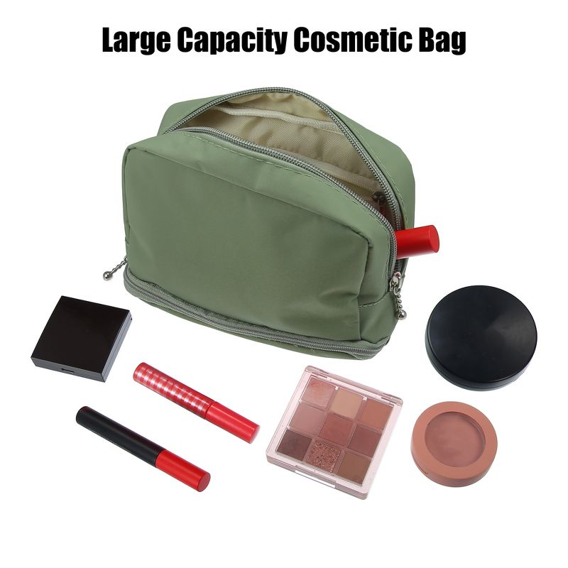 Unique Bargains Women's Travel Cosmetic Makeup Storage Bag 6.89"x2.76"x4.72" 1 Pc, 5 of 7