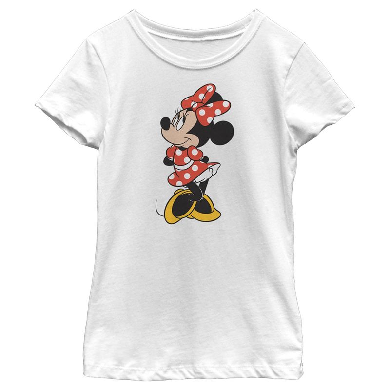 Girl's Disney Traditional Minnie T-Shirt, 1 of 5