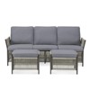 Buenhomino Patio Furniture Wicker Outdoor Conversation Set - 2 of 4