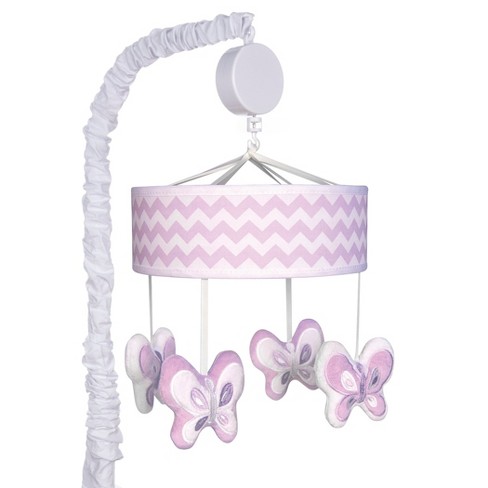 The Peanutshell Grace Musical Mobile, Pink Swan And Gold Hearts : Target