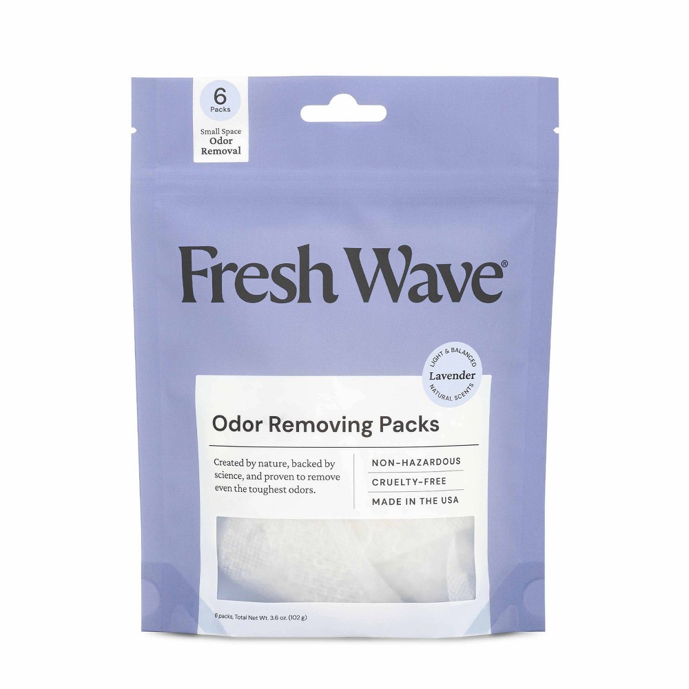 Photos - Air Freshener Fresh Wave Lavender Odor Removing Packs - 6ct 
