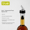 True Ace Measured Liquor Pour Spout - 1oz Pourer - Fits Standard Liquor Bottles - Automatic Measuring Liquor Pourer Bar Accessory - Plastic Set of 2 - 2 of 4