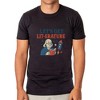 Men's 4th of July Let's Get Lit- Erature America Patriotic Funny T-Shirt - 2 of 4