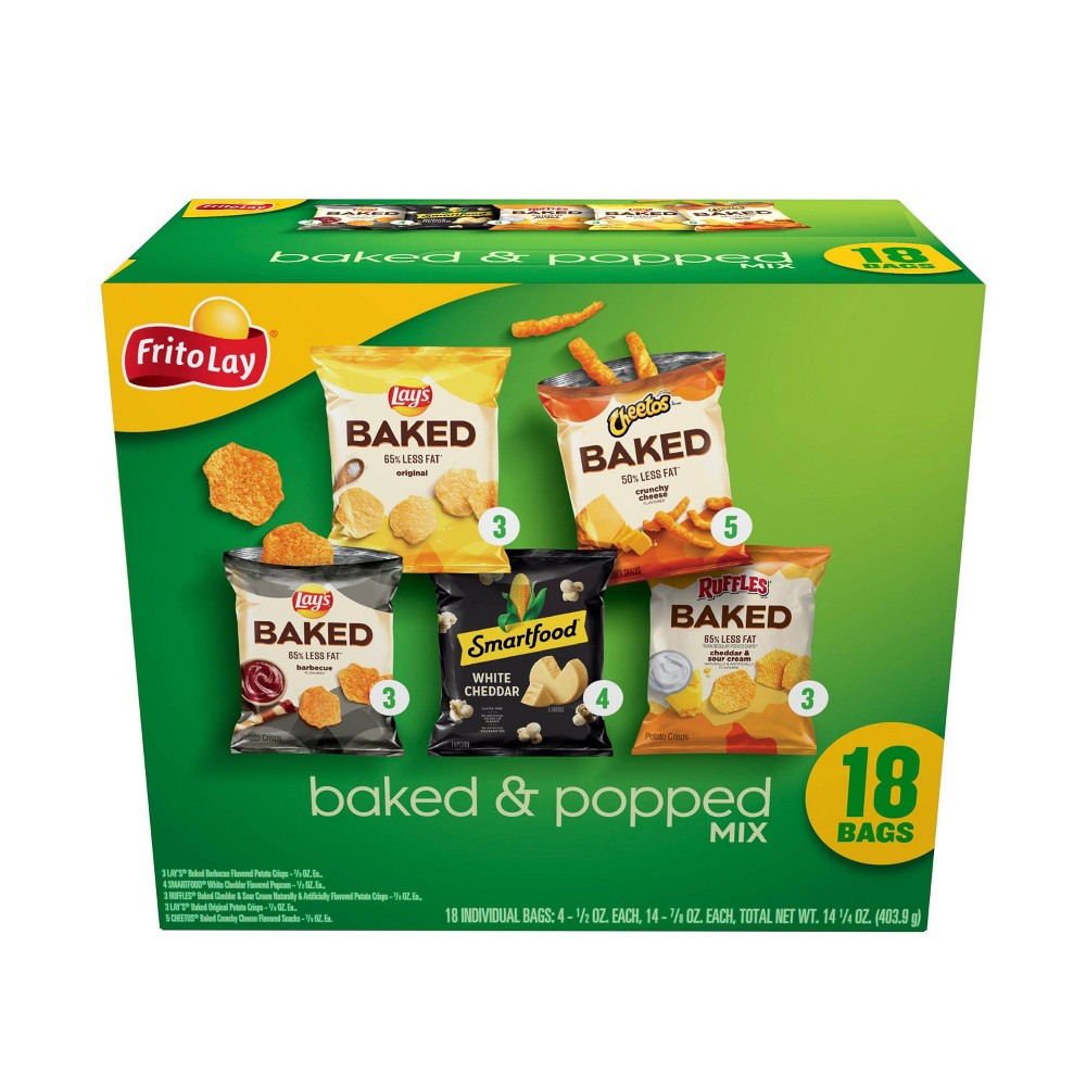 UPC 028400264990 product image for Frito-Lay Variety Pack Baked & Popped Mix- 18ct | upcitemdb.com