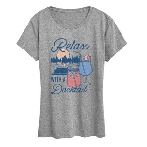 Women's - Instant Message - Docktails Short Sleeve Graphic T-Shirt - 1 of 4